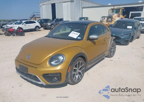 2017 Volkswagen Beetle 1.8T Dune from USA, damaged, VIN 3VWS17ATXHM622392